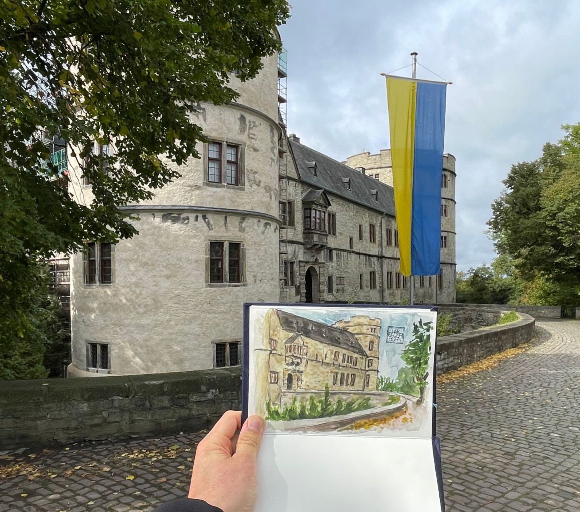 Urban Sketchers Paderborn_ Raphael